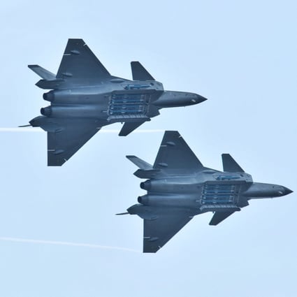 The J-20 stealth fighter has been using a stop-gap engine. Photo: Reuters