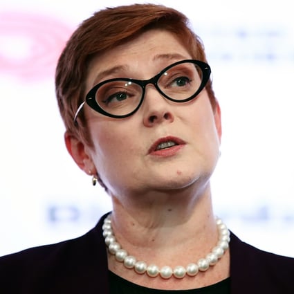 Australia’s foreign minister Marise Payne did not elaborate on the reasons behind her decision. Photo: Bloomberg