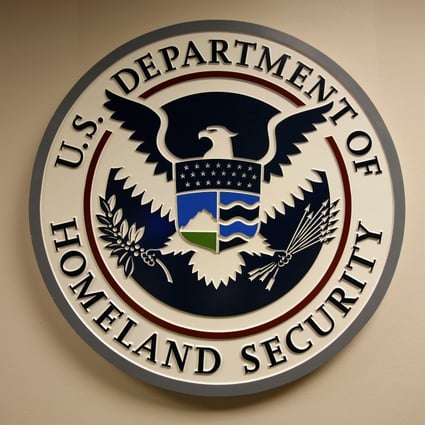 The US Department of Homeland Security emblem is pictured at the National Cybersecurity & Communications Integration Centre (NCCIC) located just outside Washington in Arlington, Virginia, on September 24, 2010. Photo: Reuters