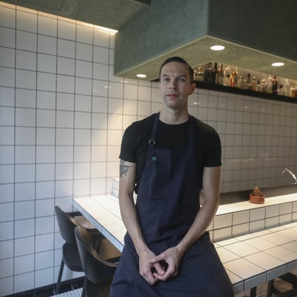 Owner of Okra Max Levy at his restaurant in Sai Ying Pun, Hong Kong. Photo: Xiaomei Chen 