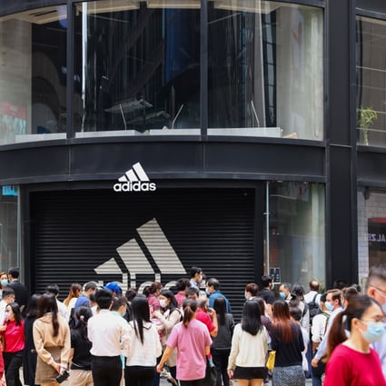 símbolo Transformador En necesidad de Adidas shuts down store in Hong Kong's Central prime business district |  South China Morning Post