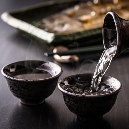 Japanese sake and Pacific saury. Photo: Shutterstock