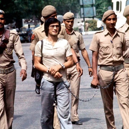 Charles Sobhraj pictured in the custody of Indian police. ‘The Serpent’ spent more than two decades imprisoned in India. Photo: Handout