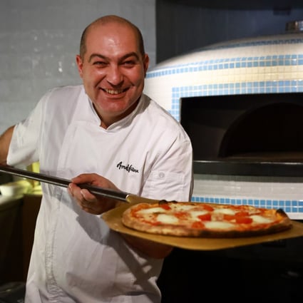 Amalfitana’s executive chef Michel Degli Agosti started making pizza when he was 14 years old. Photo: May Tse