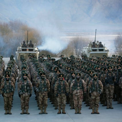 Growth in China’s economy helped cushion increases in military spending in 2020, according to a think tank. Photo: AFP