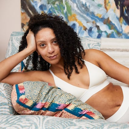 Women’s underwear from inclusive lingerie labels like Womanhood sell comfort-first styles.