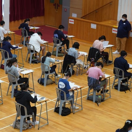 Some 45,000 Hong Kong students took the Diploma of Secondary Education (DSE) exams on Monday. Photo: SCMP