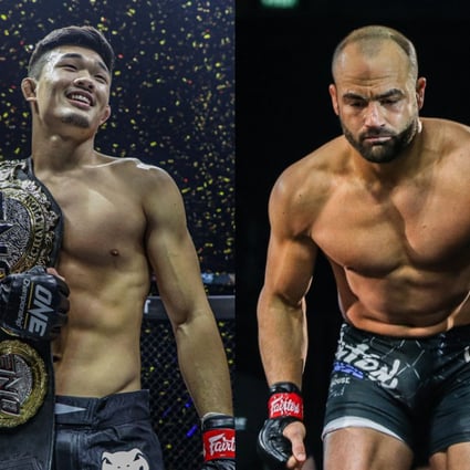 Christian Lee (left) celebrates after his win against Timofey Nastyukhin. Eddie Alvarez (right) is looking to get the next title shot. Photos: ONE Championship