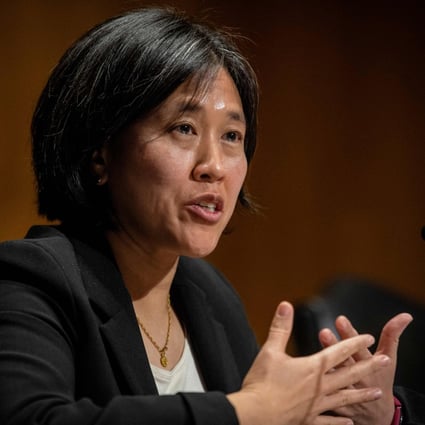 US Trade Representative Katherine Tai says China’s performance in the phase one trade deal is in the process of being scrutinised. Photo: AFP