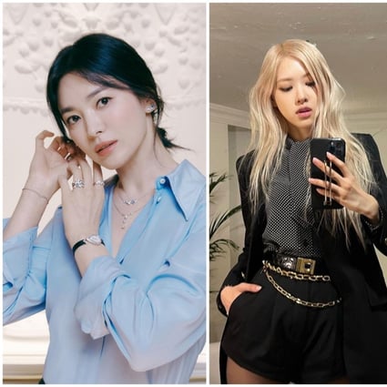 Korean style icons: actress Song Hye-Kyo and K-pop’s Blackpink’s Rosé and Lisa show off their favourite brands. Photo: @kyo1122, @roses_are_rosie, @lalalalisa_m/Instagram