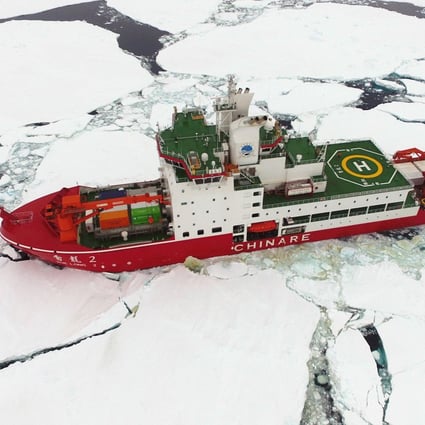 China’s polar icebreaker Xuelong 2, or Snow Dragon 2. Photo: Xinhua