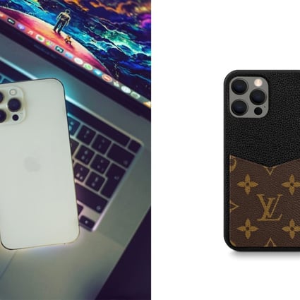Apple’s iPhone 12 Pro and Louis Vuitton’s iPhone case. Photos: @andreacervone/Instagram, Louis Vuitton