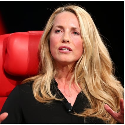Steve Jobs and Laurene Powell Jobs. Photos: Getty Images, @Recode/Twitter