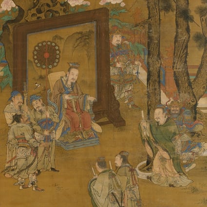 Only the emperor was seated during the five or so hours he held court every day with his ministers, shown in “Remonstrating with the Emperor”, a late 15th century to early 16th century work by Liu Jun. Photo: Heritage Images via Getty Images