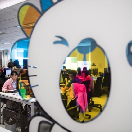 Staff at Lazada’s offices in Bangkok, Thailand. Photo: Xinhua