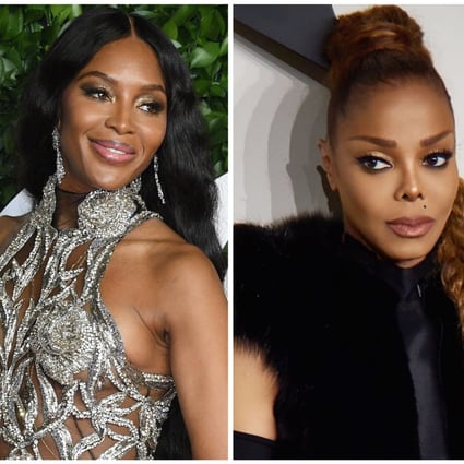 Naomi Campbell, Janet Jackson and Diane Keaton, who all became mothers over 50. Photos: WireImage, @JanetJackson/Instagram, @Dis_Asteroid/Twitter