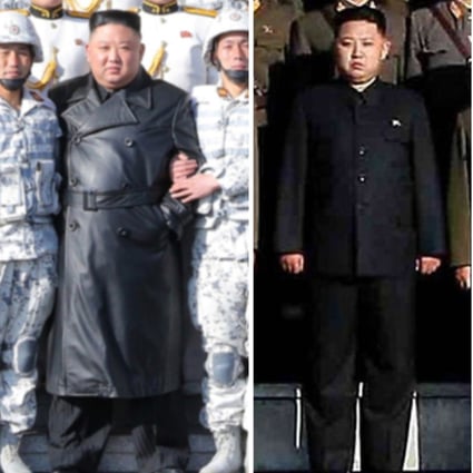 Kim Jong-un’s weight has provoked concerns about the North Korean leader’s health. Photos: Reuters, @martyn_williams/Twitter