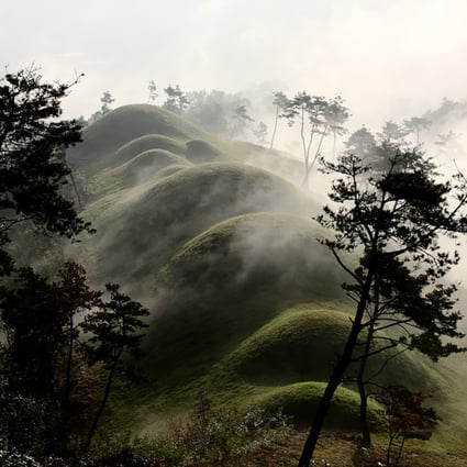 The Dae Gaya burial mounds in Goryeong, South Korea. Photo: Handout