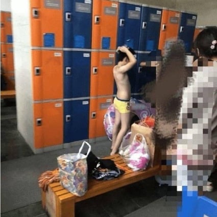 Nude boy on boy in Shenzhen