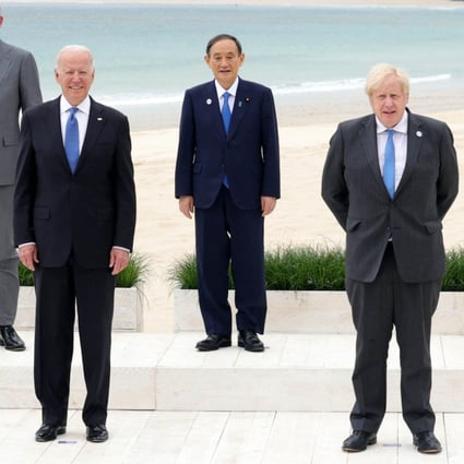 G7 leaders used tougher language on China than in the past in their joint communique. Photo: Xinhua