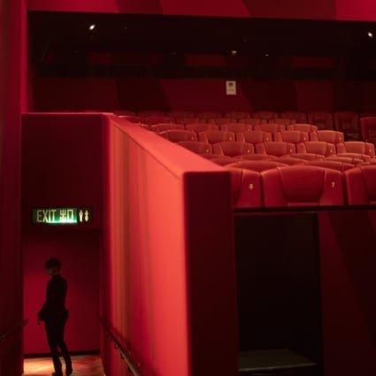 Empty rows at a cinema in Causeway Bay in May 2020, as Hong Kong theatres suffered the impact of the coronavirus pandemic and social distancing rules. Photo: Warton Li 