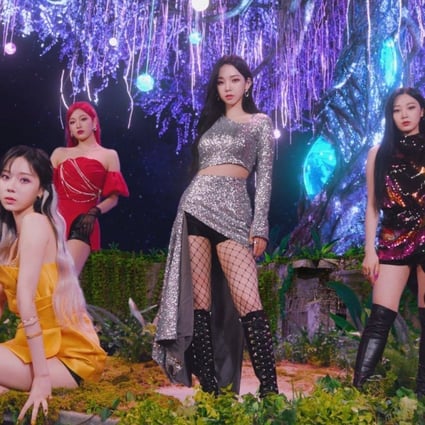 The K-pop genre has seen plenty of science-fiction fuelled material as of late - like Aespa’s music video for Next Level. Photo: @aespapicss_/ Twitter