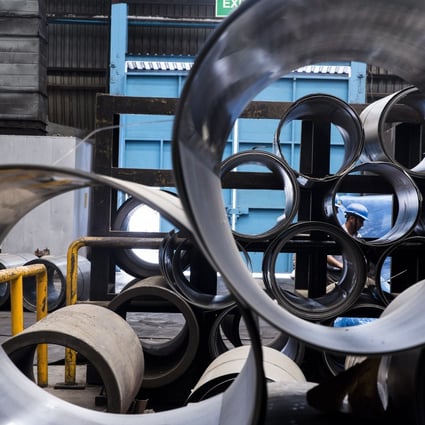 The Ministry of Economy, Trade and Industry claims it has repeatedly asked China to remove the measures on steel billets, hot-rolled coils and hot-rolled plates through bilateral talks. Photo: Bloomberg