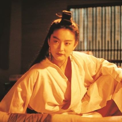 Brigitte Lin Ching-hsia in a still from Swordsman II (1992).