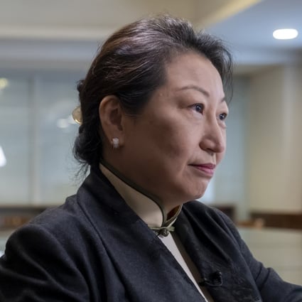 Teresa Cheng, Hong Kong’s secretary for justice, is seen in March. Photo: Bloomberg