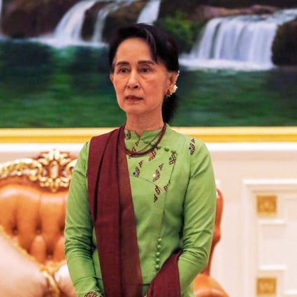 Aung San Suu Kyi has been detained since the February 1 coup, alongside the other leaders of her party. Photo: AFP