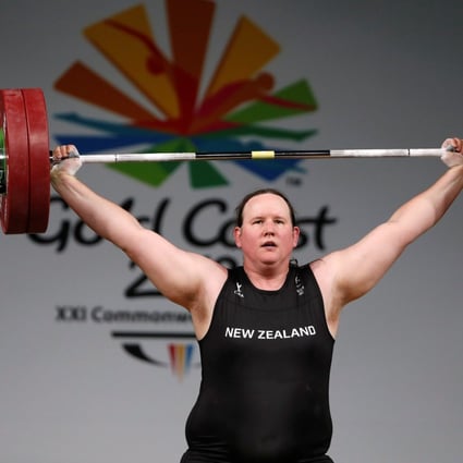 Weightlifter Laurel Hubbard of New Zealand. Photo: Reuters