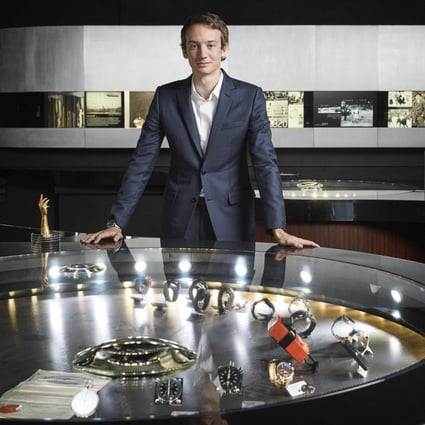 Frédéric Arnault, Tag Heuer’s CEO, believes the luxury watchmaker can compete with the smartwatch set such as Apple without compromising the legacy and heritage of the brand. Photo: Gian Marco Castelberg
