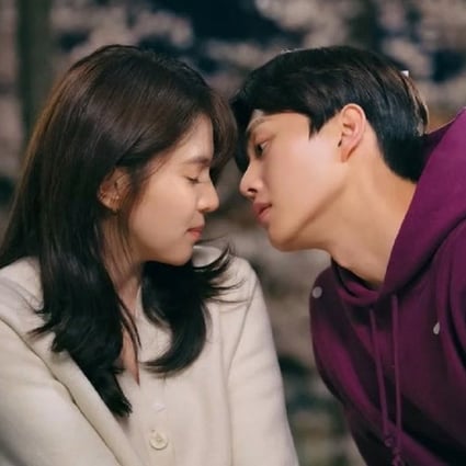 Han So-hee (left) and Song Kang in a scene from Netflix K-drama Nevertheless.