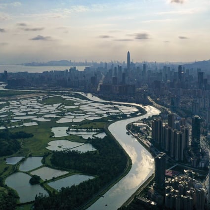 The mainland and Hong Kong are separated only by Shenzhen River, but most Hongkongers cannot freely cross this distance now. Photo: Martin Chan 