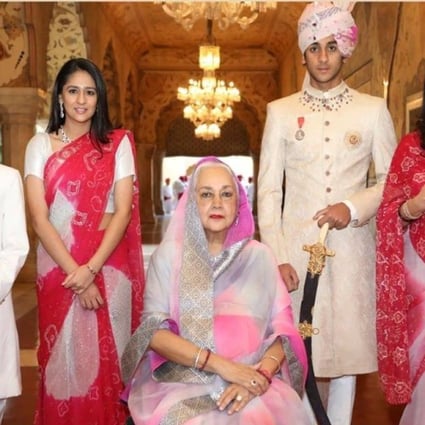 The royal family of Jaipur. Photo: @royalfamilyjaipur/Instagram