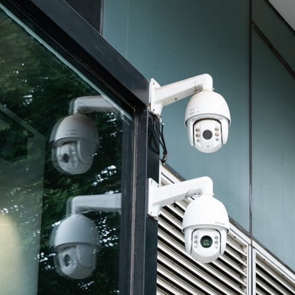 Surveillance cameras outside a shopping mall in Beijing. China’s recent regulatory crackdown shows how close an eye the government is keeping on tech firms. Photo: Bloomberg