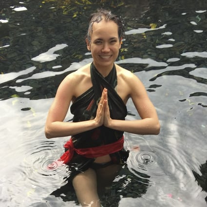 Gillian Bertram in Bali in 2017. She combined holistic and conventional treatments on her road to recovery from brain cancer, and says: “I believe that cancer is an imbalance between the mind and body.” Photo: Gillian Bertram