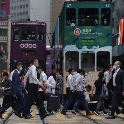 Office workers in Central district, Hong Kong’s financial heart. Photo: Felix Wong 