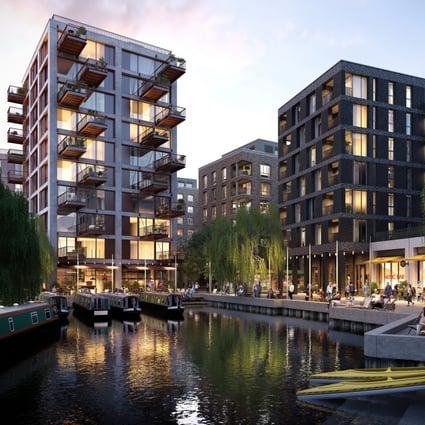 The waterfront of The Brentford Project, the sort of high-quality student accommodation being built throughout the UK and attracting attention from investors around the world. Photo: Handout