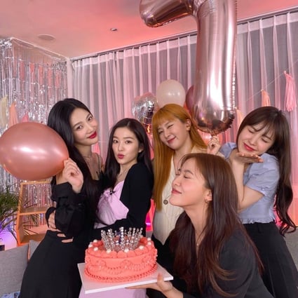 Red Velvet celebrate their seventh anniversary with the release of their new album, Queendom. Photo: Twitter/RVsmtown
