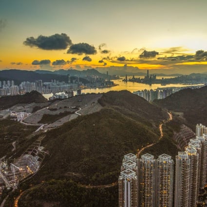 A view of the Hong Kong skyline from residential buildings in Tseung Kwan O. Photo: Sun Yeung