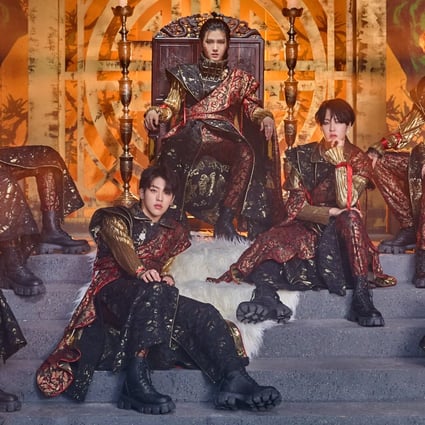 The seven members of K-pop boy band Kingdom are taking on the names of historical and legendary figures to help inspire their songs.