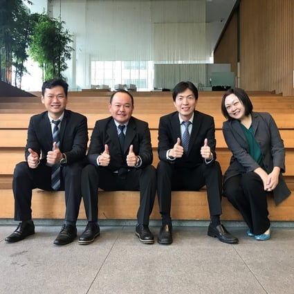 (From left) Steelaris founders Handi Ho, Johnsen Yee, Ang Tee Seng and Aileen Ang