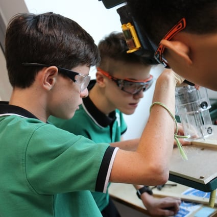 GESS students learn from hands-on experiences in preparation for a technology-driven future