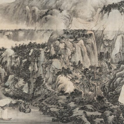 Landscape (1971), Lui Shou-kwan. This painting was commissioned by the Lee Gardens Hotel and is on display at a new exhibition Photo: courtesy of the Hong Kong Museum of Art