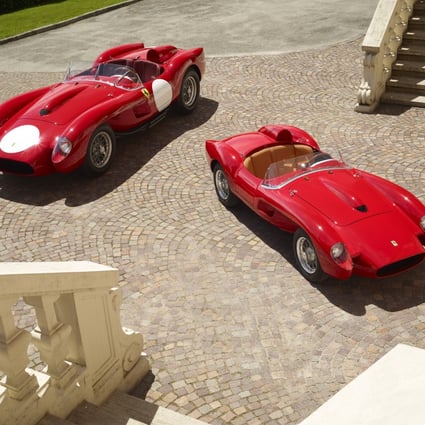 Spot the difference? The 3/4-sized Ferrari Testa Rossa J is based on the classic Ferrari 250 Testa Rossa from 1957. Photo: Ferrari