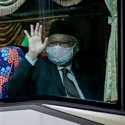 Malaysian Prime Minister Ismail Sabri Yaakob waves as he arrives for a meeting with the country’s king in August. Photo: Getty Images