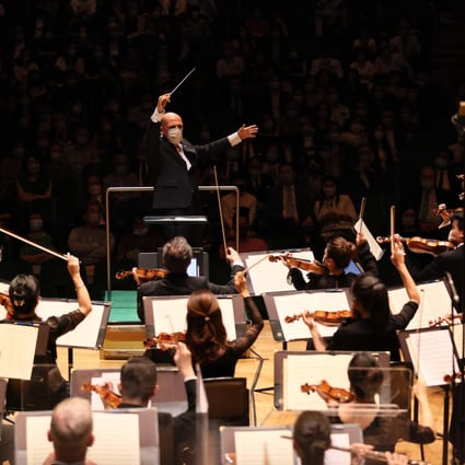 Jaap van Zweden conducts the Hong Kong Philharmonic Orchestra in its Beethoven-themed opening concert of the 2021/22 season at the Hong Kong Cultural Centre. Photo: Hong Kong Philharmonic Orchestra