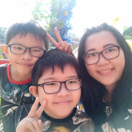 Wenny Angelina Hudojo and her two sons, who were killed in the 2018 church bombing in Surabaya. Photo: Handout