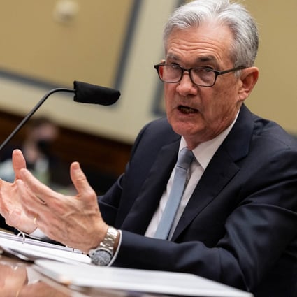 US Federal Reserve Board chairman Jerome Powell testifies on the Fed’s response to the pandemic on June 22. Unlike in 2013, when a surprised market went into a “taper tantrum”, this time, Powell has been carefully preparing the ground. Photo: AFP